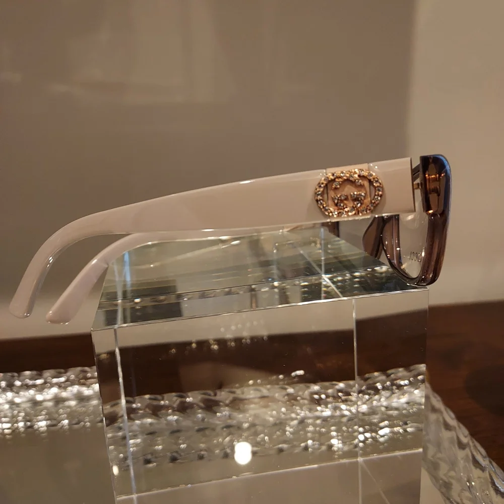 Gucci Brown and Cream Eyeglasses - Picture 3 of 3